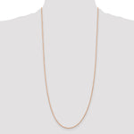 14K Rose Gold 1.50mm Diamond-Cut Rope with Lobster Clasp Chain Necklace 16"-30" - Product Photo