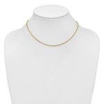 14K Yellow Gold 1.75mm D/C Rope with Lobster Clasp Chain Necklace 14"-30" - Product Photo