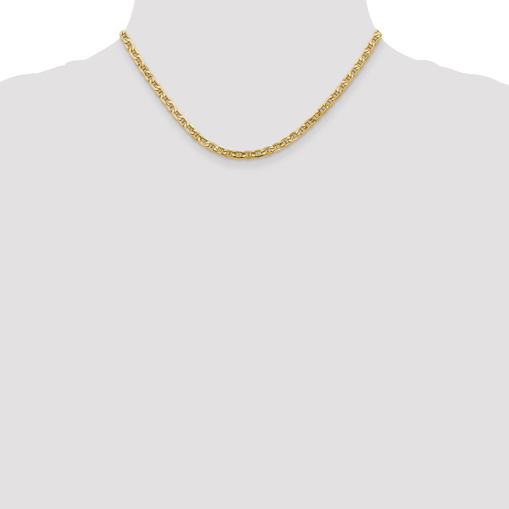 10k 4mm Semi-Solid Anchor Chain - Product Photo