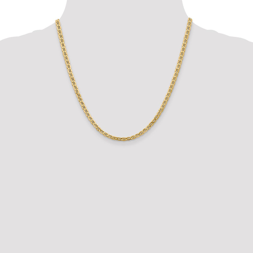 10k 4mm Semi-Solid Anchor Chain - Product Photo