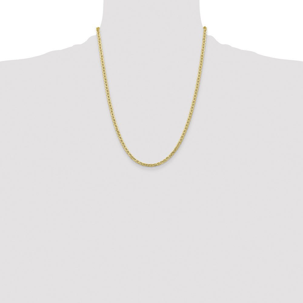 10k 4mm Semi-Solid Anchor Chain - Product Photo