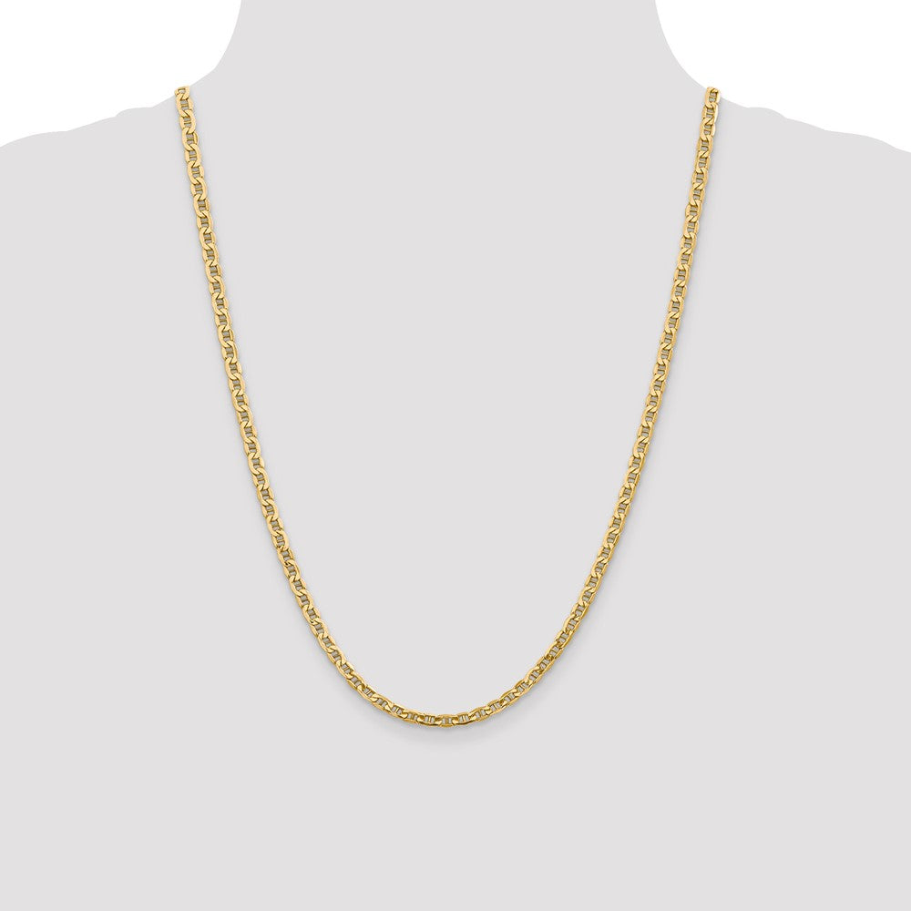 10k 4mm Semi-Solid Anchor Chain - Product Photo