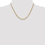 10k 3.35mm Semi-Solid Curb Link Chain - Product Photo