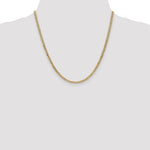 10k 3.35mm Semi-Solid Curb Link Chain - Product Photo