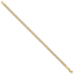 10k 3.35mm Semi-Solid Curb Link Chain - Product Photo