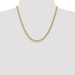 10k 4.3mm Semi-Solid Curb Link Chain - Product Photo