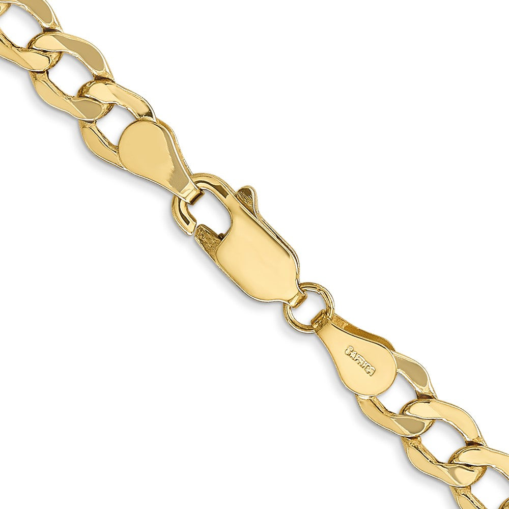 10k 5.25mm Semi-Solid Curb Link Chain - Product Photo