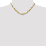 10k 5.25mm Semi-Solid Curb Link Chain - Product Photo