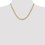 10k 5.25mm Semi-Solid Curb Link Chain - Product Photo