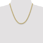 10k 5.25mm Semi-Solid Curb Link Chain - Product Photo