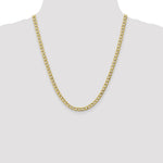 10k 5.25mm Semi-Solid Curb Link Chain - Product Photo