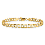 10k 5.25mm Semi-Solid Curb Link Chain - Product Photo
