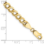 10k 5.25mm Semi-Solid Curb Link Chain - Product Photo