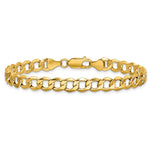 10k 6.5mm Semi-Solid Curb Link Chain - Product Photo