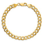 10k 6.5mm Semi-Solid Curb Link Chain - Product Photo