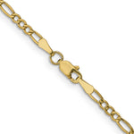 10k 2.5mm Semi-Solid Figaro Chain - Product Photo
