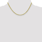 10k 3mm Semi-Solid Rope Chain - Product Photo