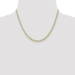 10k 2.8mm Semi-Solid Rope Chain - Product Photo