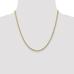 10k 2.8mm Semi-Solid Rope Chain - Product Photo