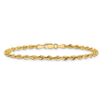 10k 2.8mm Semi-Solid Rope Chain - Product Photo