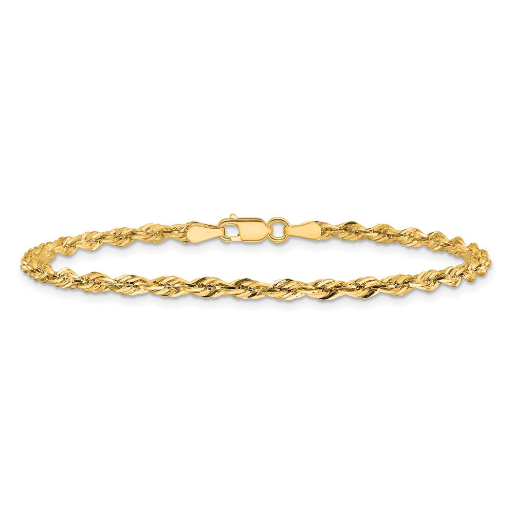 10k 2.8mm Semi-Solid Rope Chain - Product Photo