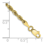 10k 2.8mm Semi-Solid Rope Chain - Product Photo