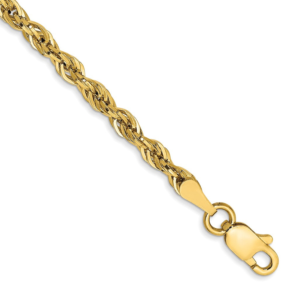 10k 2.8mm Semi-Solid Rope Chain - Product Photo