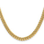 10k 6mm Semi-Solid Miami Cuban Chain - Product Photo