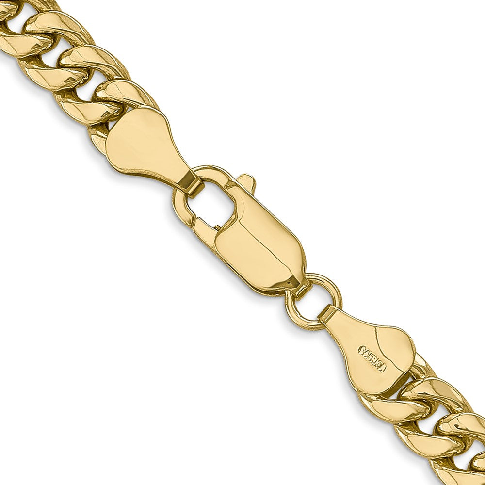 10k 6mm Semi-Solid Miami Cuban Chain - Product Photo