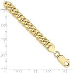 10k 6mm Semi-Solid Miami Cuban Chain - Product Photo