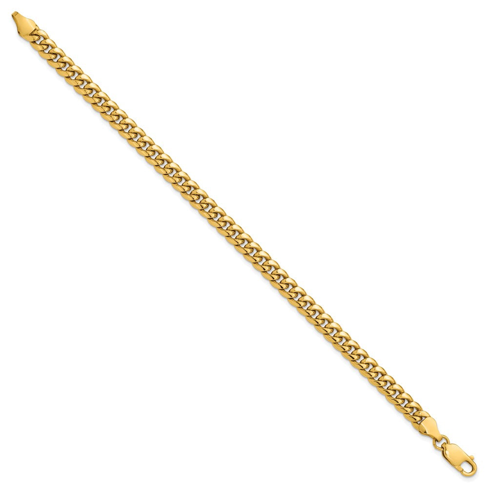 10k 6mm Semi-Solid Miami Cuban Chain - Product Photo