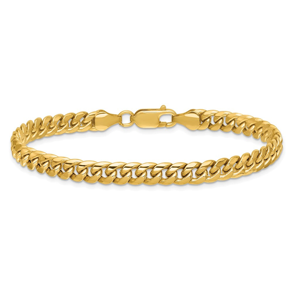 10k 6mm Semi-Solid Miami Cuban Chain - Product Photo