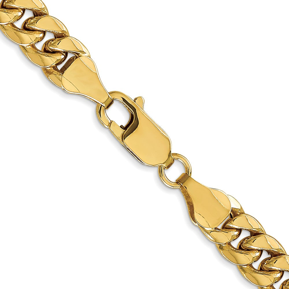 10k 6.75mm Semi-Solid Miami Cuban Chain - Product Photo