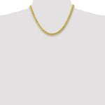 10k 6.75mm Semi-Solid Miami Cuban Chain - Product Photo