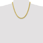 10k 6.75mm Semi-Solid Miami Cuban Chain - Product Photo