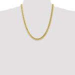 10k 6.75mm Semi-Solid Miami Cuban Chain - Product Photo
