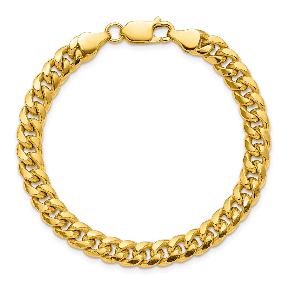 10k 6.75mm Semi-Solid Miami Cuban Chain - Product Photo