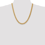 10k 7.3mm Semi-Solid Miami Cuban Chain - Product Photo