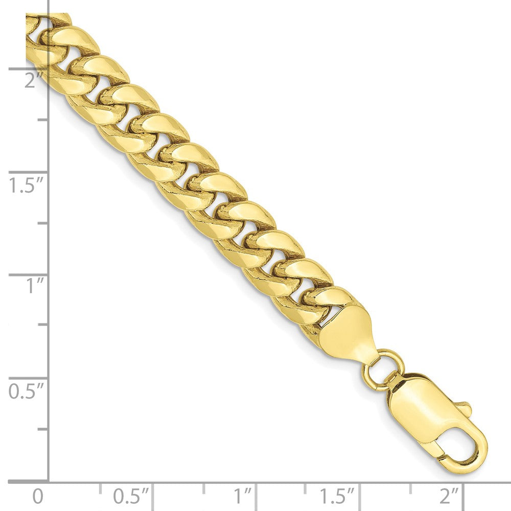 10k 7.3mm Semi-Solid Miami Cuban Chain - Product Photo