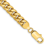10k 7.3mm Semi-Solid Miami Cuban Chain - Product Photo