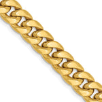 10k 7.3mm Semi-Solid Miami Cuban Chain - Product Photo