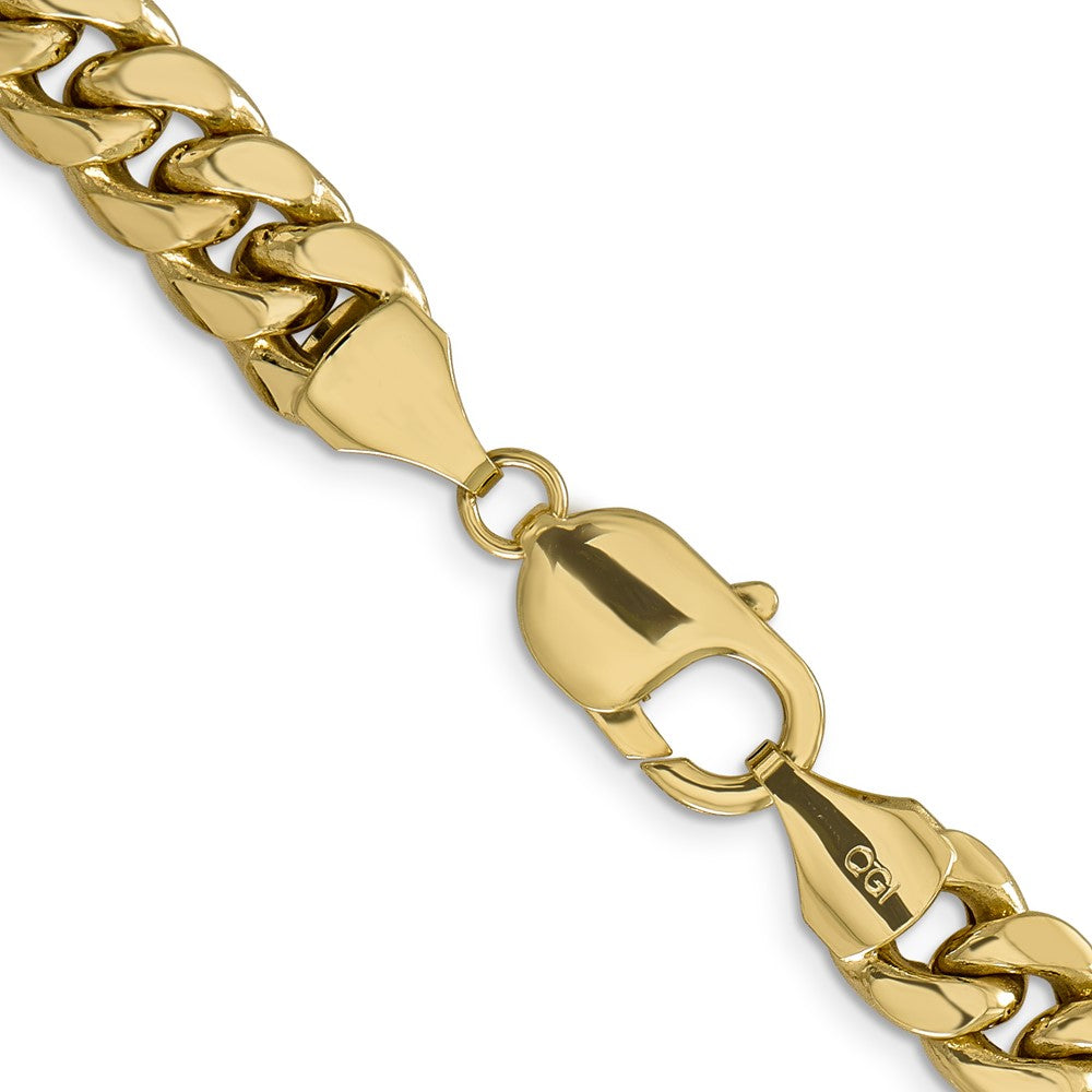 10k 9.3mm Semi-Solid Miami Cuban Chain - Product Photo