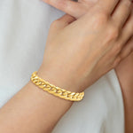 10k 11mm Semi-Solid Miami Cuban Chain - Product Photo