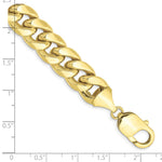 10k 11mm Semi-Solid Miami Cuban Chain - Product Photo