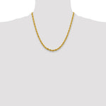 10k 4.25mm Semi-Solid Rope Chain - Product Photo
