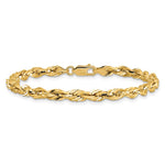 10k 4.25mm Semi-Solid Rope Chain - Product Photo