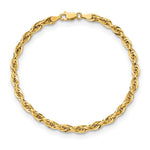 10k 4.25mm Semi-Solid Rope Chain - Product Photo