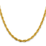 10k 4.75mm Semi-Solid Rope Chain - Product Photo