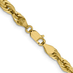 10k 4.75mm Semi-Solid Rope Chain - Product Photo