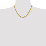 10k 4.75mm Semi-Solid Rope Chain - Product Photo